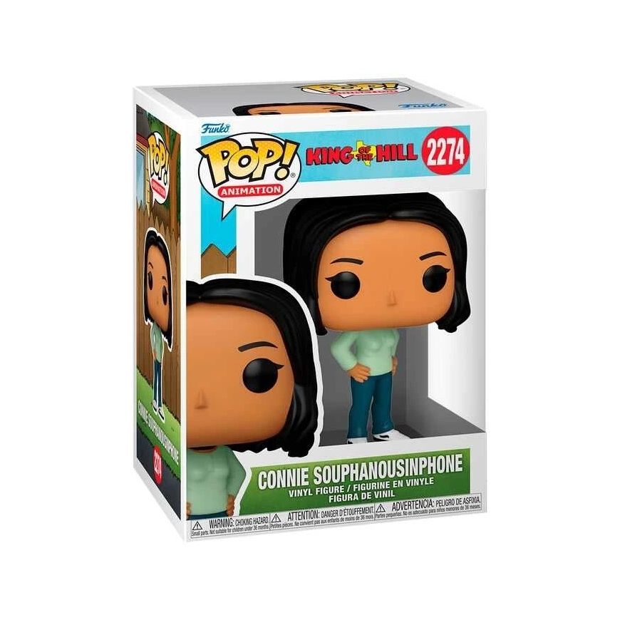 FUNKO POP! Keychain: King of the Hill - Connie Souphanousinphone, 9.5 cm