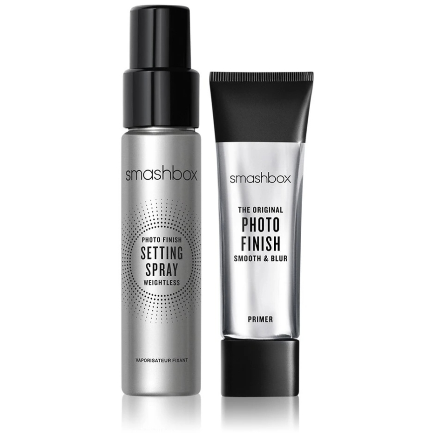 Duet Set Smashbox: Photo Finish Matte Finish Liquid Primer, 12 ml + Photo Finish Setting Spray, 30 ml – 2