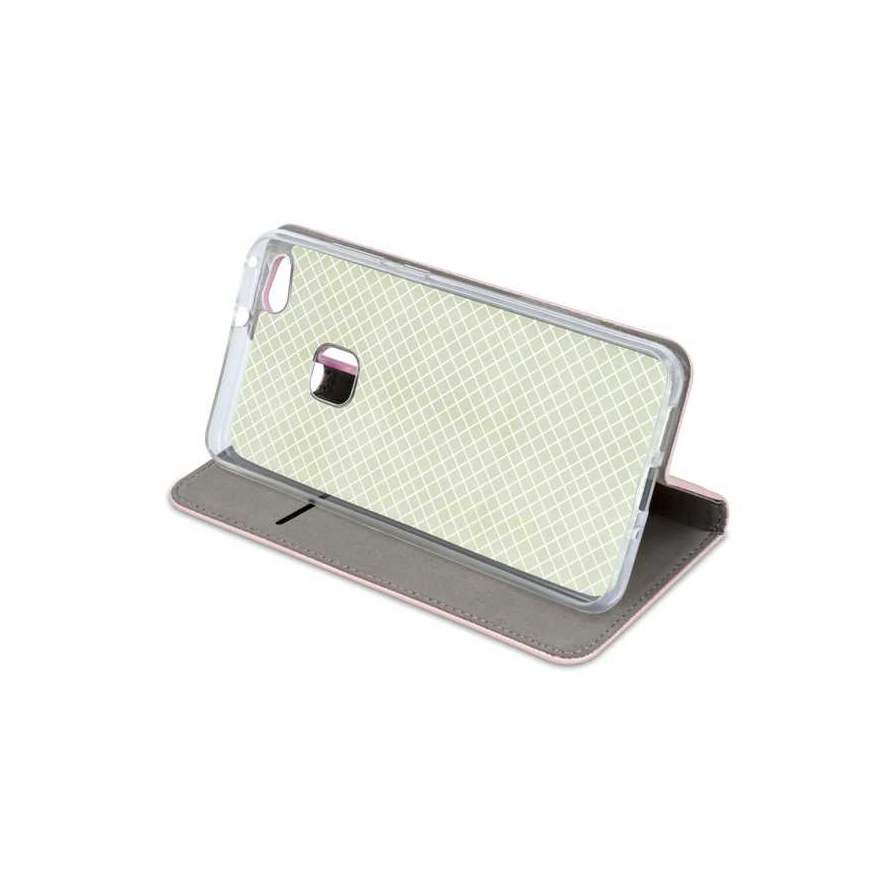 Riff Magnetic raamatukott Samsung Galaxy A12 / M12 Roosa kuld