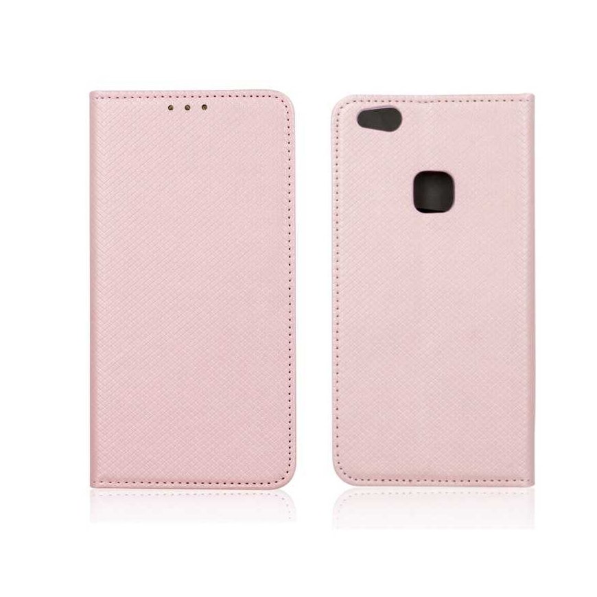 Riff Magnetic -kirjatasku Samsung Galaxy A12 / M12 Rose kultaa – 2