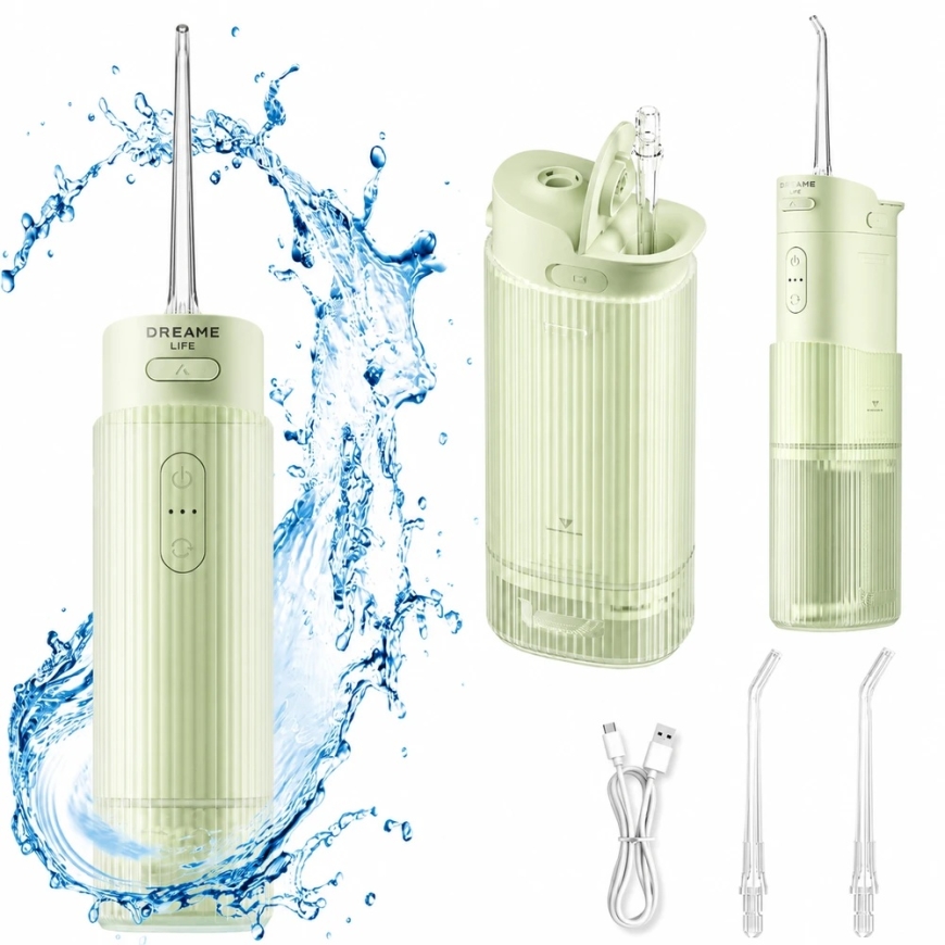 Ūdens floss - Dreame T01 Bezvadu, 200ml Ietilpība, 40 Dienas Akumulatora Darbības Laiks, Zaļš