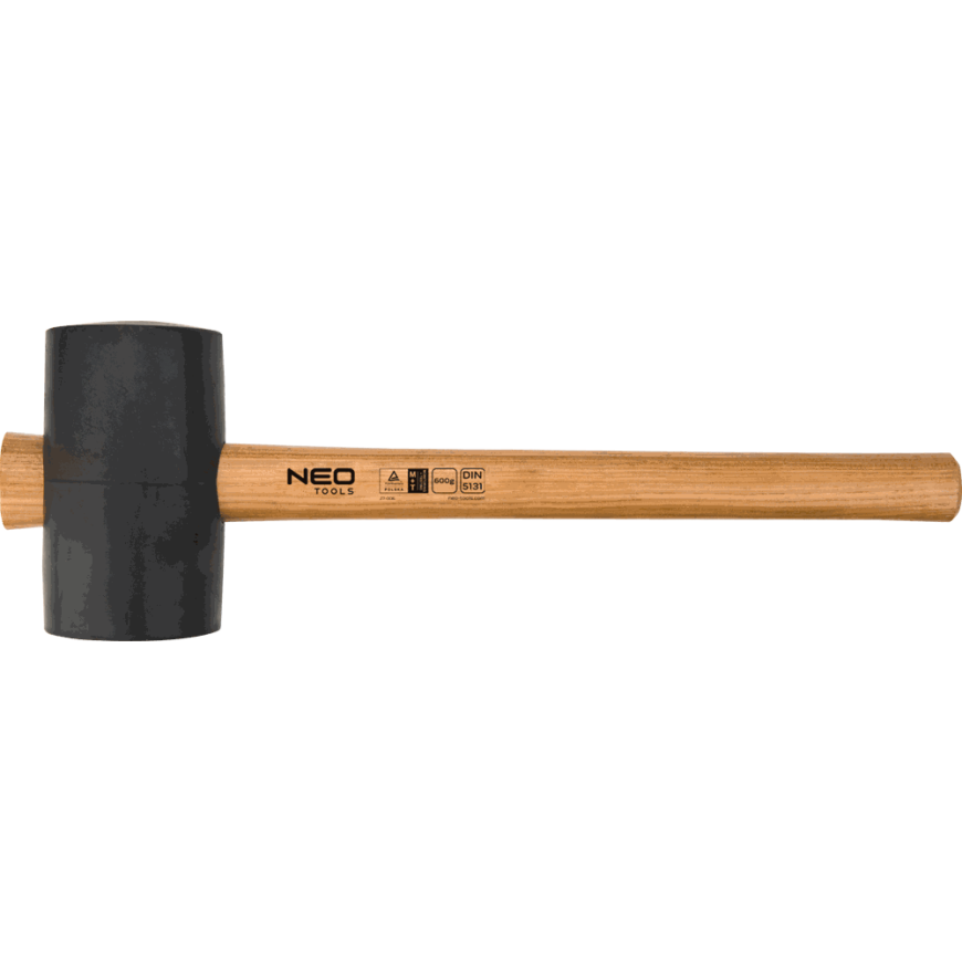 NEO Neo kummihark 1,2kg puidust varre 380mm (25-054)
