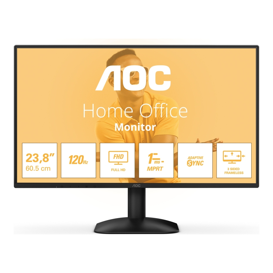 AOC 24B31H computer monitor 60.5 cm (23.8") 1920 x 1080 pixels Full HD Black