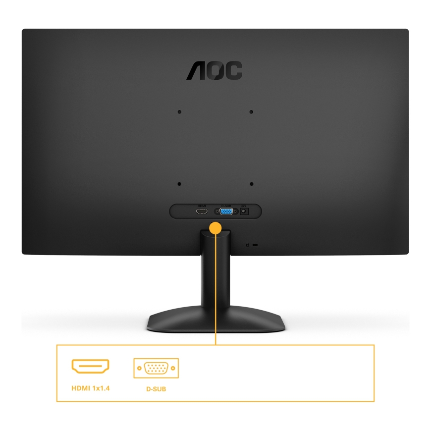 AOC 24B31H монитор для ПК 60,5 cm (23.8") 1920 x 1080 пикселей Full HD Черный – 3