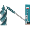 Makita Wood Drill Bit with 4 Grooves and 4 Cutting Edges, 16x165 mm, with 1/4" Hex Shank E-26652 Makita Wood Drill Bit with 4 Grooves and 4 Cutting Edges, 16x165 mm, with 1/4" Hex Shank E-26652