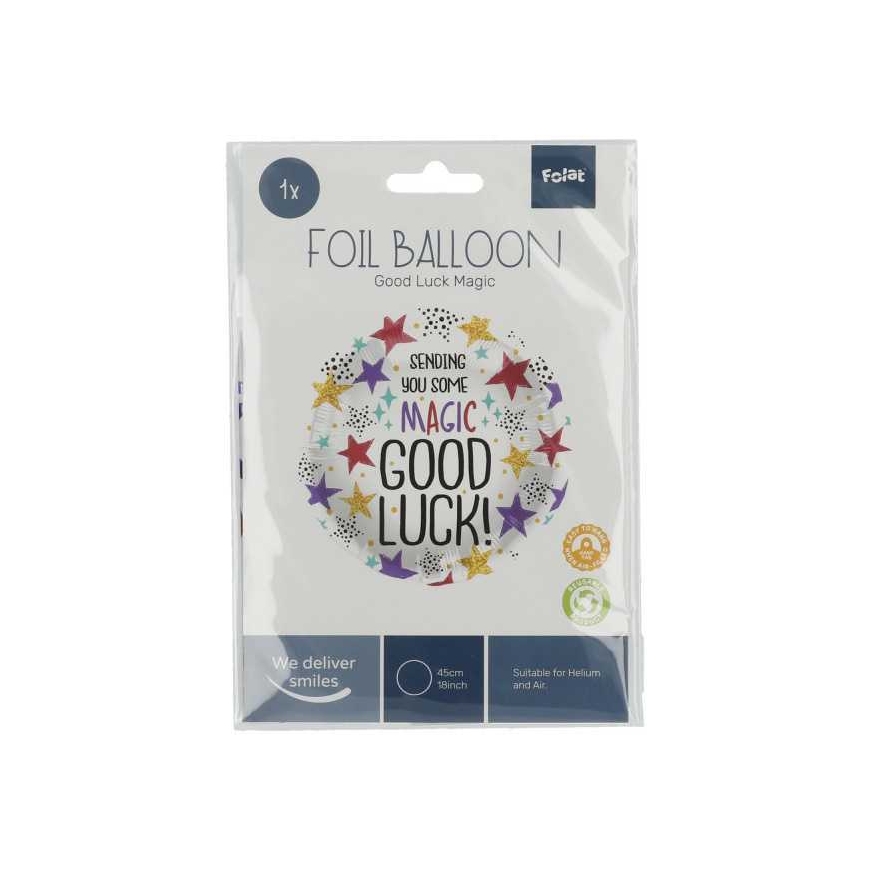 Folat folijas balons "Laba Veiksme Maģija" 45cm