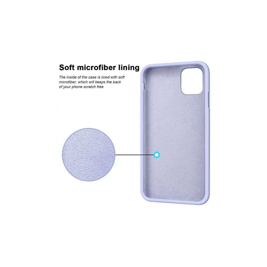 Riff Silicone back case for iPhone 12 Pro Max Light blue