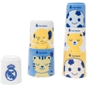 Miniland Barcelona Soft Play Cups - Real Madrid Miniland Barcelona Soft Play Cups - Real Madrid