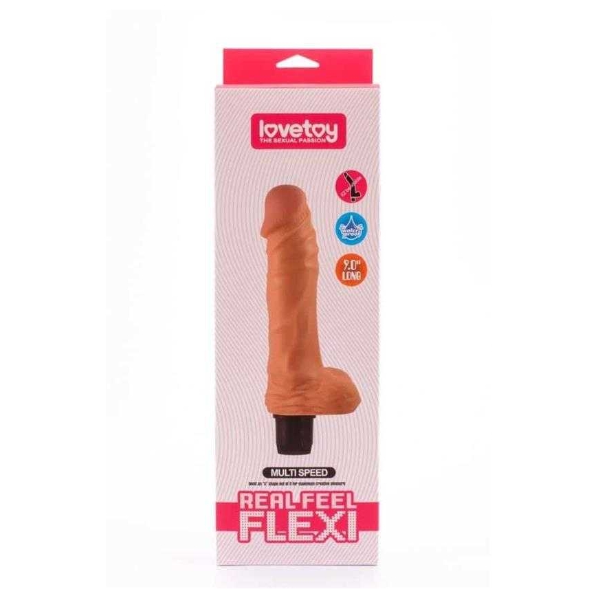 LOVETOY Reel Feel Flexi Vibrators Flesh 9,0"