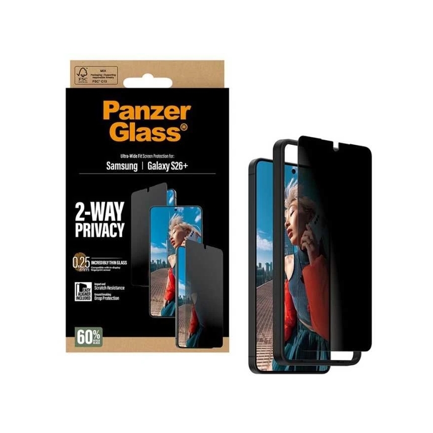 "Panzer Glass" "PanzerGlass" kahetine ekraanikaitse ümbris "Samsung Galaxy S26 Plus UWF" koos "EasyAligner"iga – 2