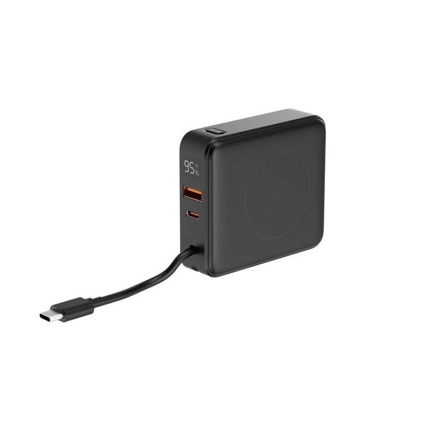 Gembird Powerbank 10000mAh 1xUSB-C/1xUSB-A 20W Беспроводной 15W Черный – 3
