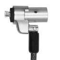 LogiLink NBS012 kabeļu slēdzene Melns, Sudrabs LogiLink NBS012 kabeļu slēdzene Melns, Sudrabs