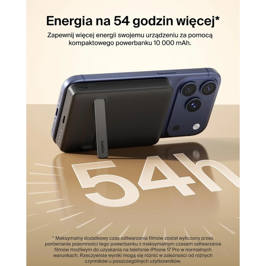 Belkin BoostCharge магнитный беспроводной внешний аккумулятор 10000 мАч Qi2 15 Вт BPD016hqBK – 5