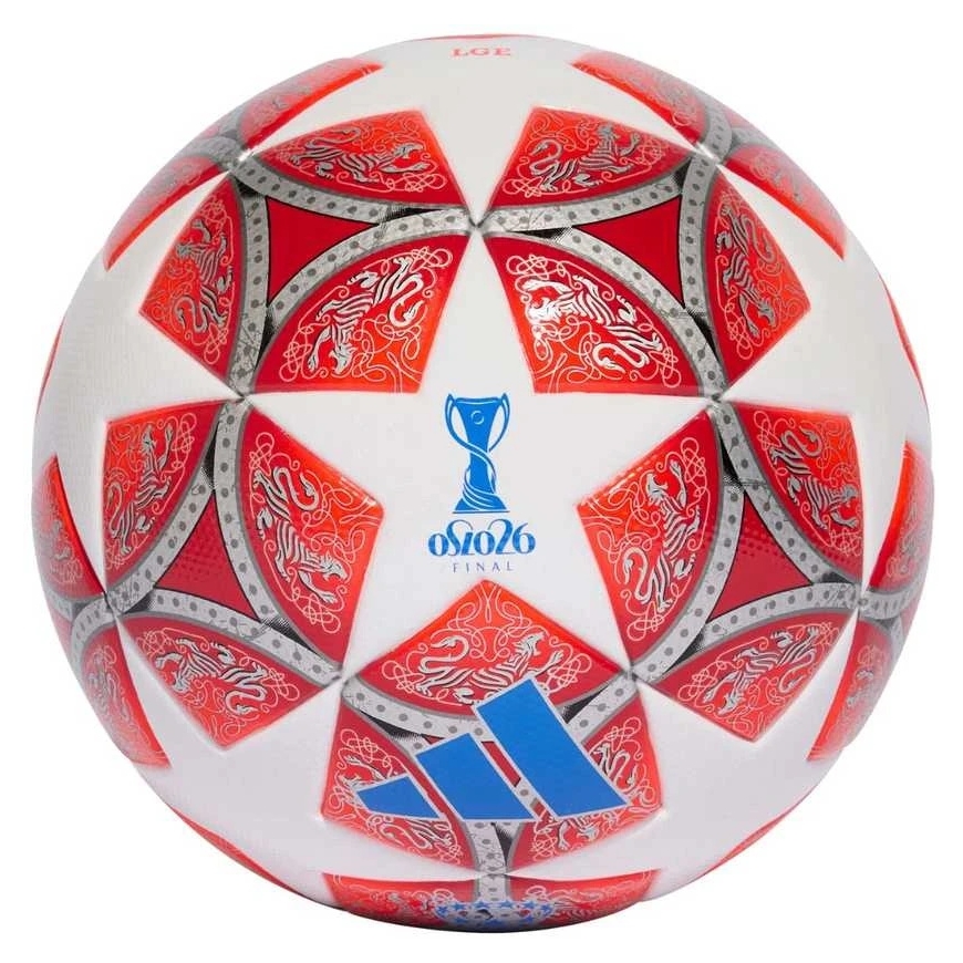 adidas Naiset UCL 25/26 Finaali liiga jalkapallo valkoinen ja punainen JW1326 (4)