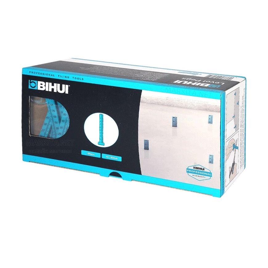 Self-Leveling Floor Leveling Gauges 10-100mm Bihui, Adhesive (100 pcs) MSLP100 – 4