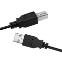 LogiLink CU0008B USB cable USB 2.0 3 m USB A USB B 0.48 Gbit/s Black