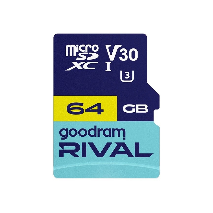 Картридж GOODRAM RIVAL M3AA 64 ГБ Micro SDXC V30 UHS-I U3 + адаптер (GGSM3AA-0640R12) – 2