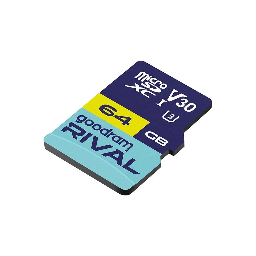 GOODRAM RIVAL M3AA 64 GB Micro SDXC V30 UHS-I U3 mälukaart + adapter (GGSM3AA-0640R12) – 5
