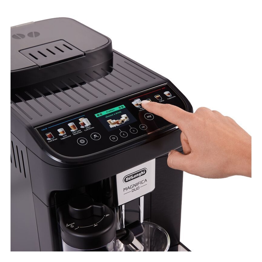 DeLonghi ECAM330.80.BXB Magnifica Duo kahviautomaatti, musta – 5