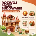 Woopie 3in1 Dari pats būvniecības komplekts bērniem Ķieģeļu pils 307 gab.