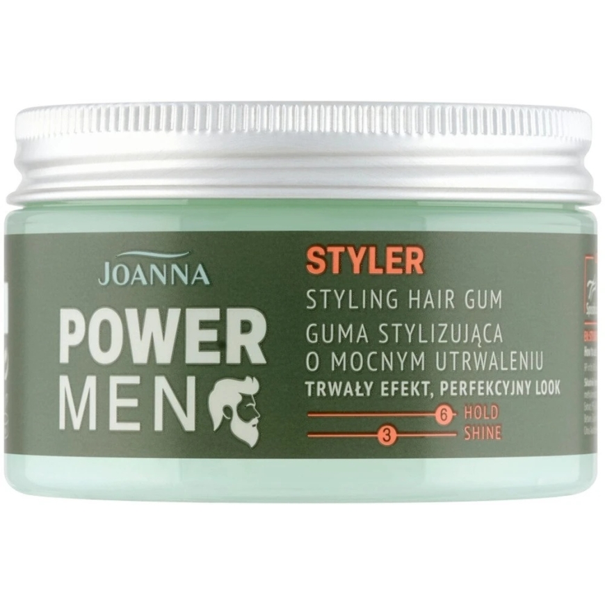 Joanna Power Men Styler stiprios fiksacijos formavimo guma 100 g – 3
