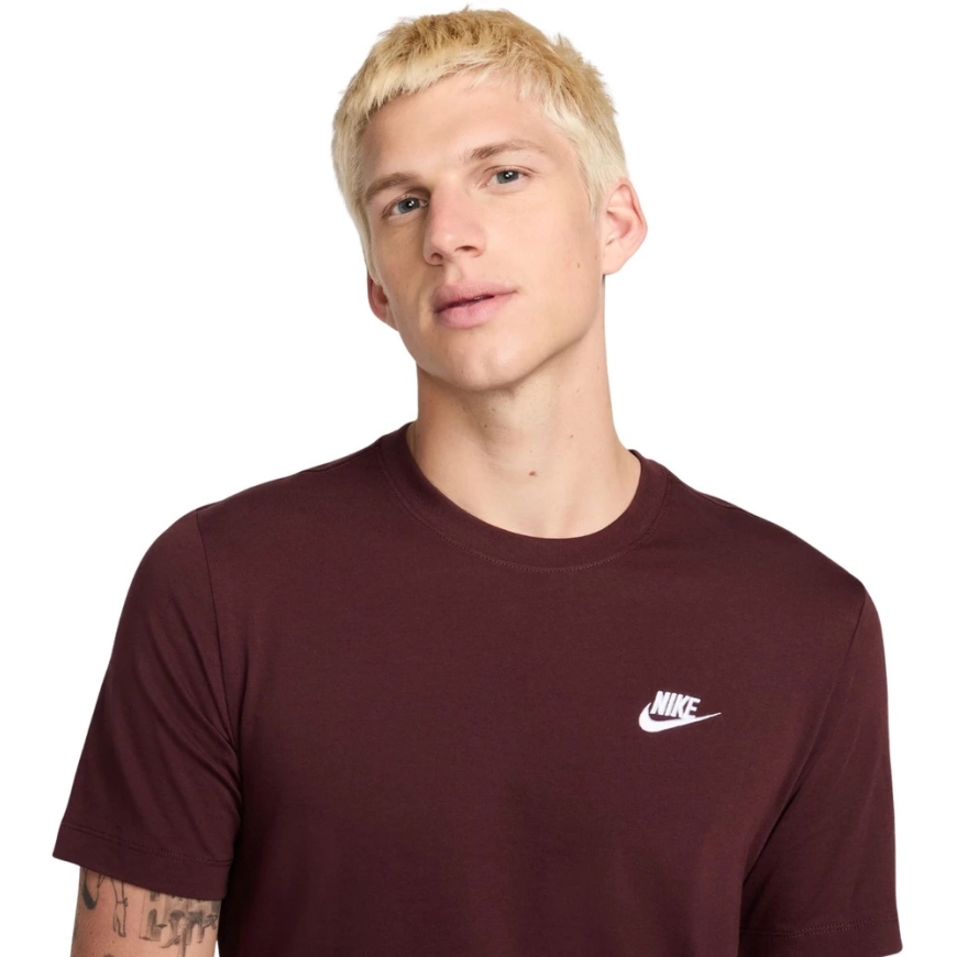 Meeste Nike Club Tee t-särk Bordeaux värvuses AR4997 652 (XL) – 3