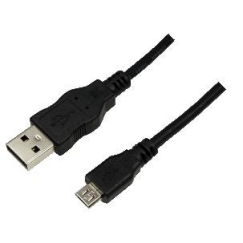 LogiLink 5m USB A-USB Micro B USB кабель USB 2.0 Micro-USB B 0,48 Gbit/s Черный