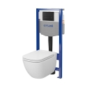 CERSANIT WC KOMPLEKTS S701-772 AR RĀMI +BL MAT POGA CERSANIT WC KOMPLEKTS S701-772 AR RĀMI +BL MAT POGA