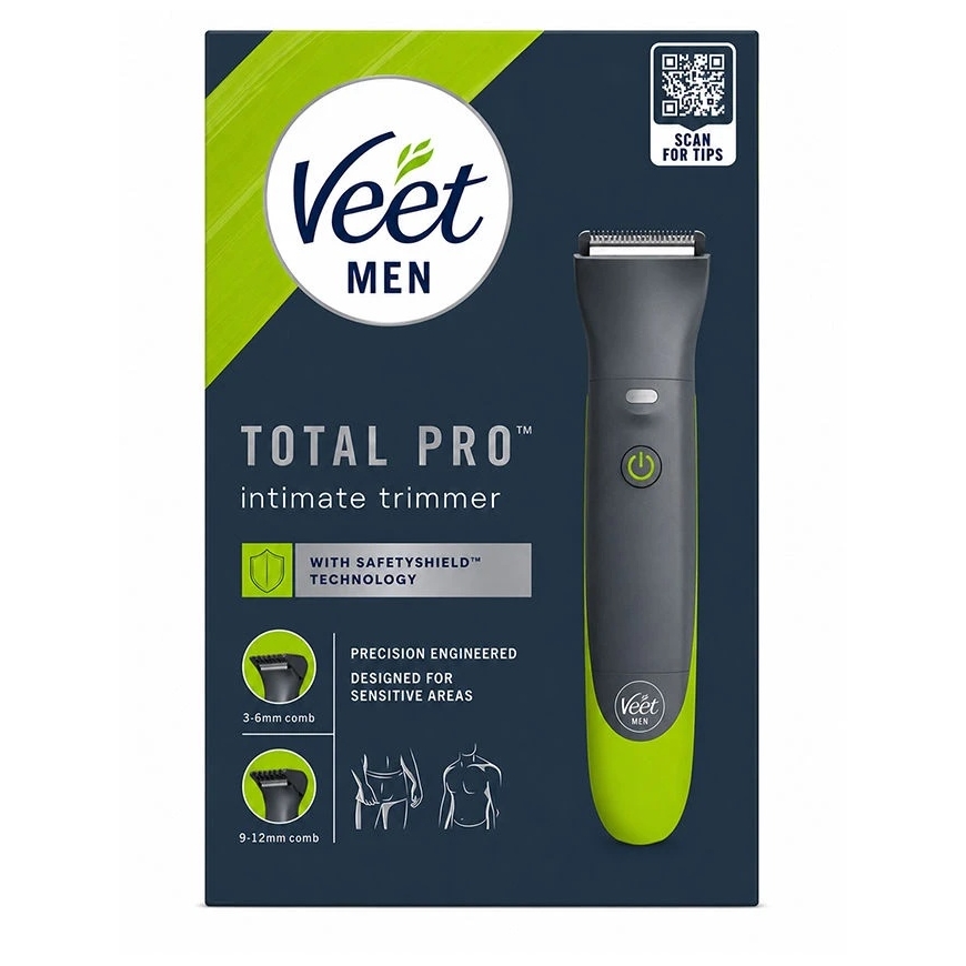 Veet Men Electric Trimmer Total Pro Sensitive Areas 3 U