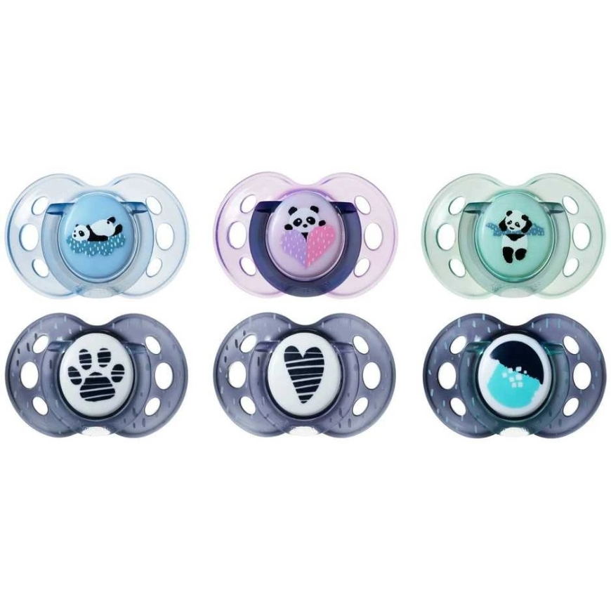 TOMMEE TIPPEE silicone orthodontic pacifiers ANYTIME, 18-36 m., 2 pcs., 433658 – 2