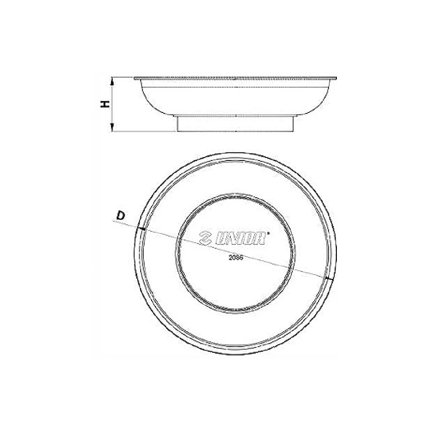 Unior magnetic plate tray 2086 – 3