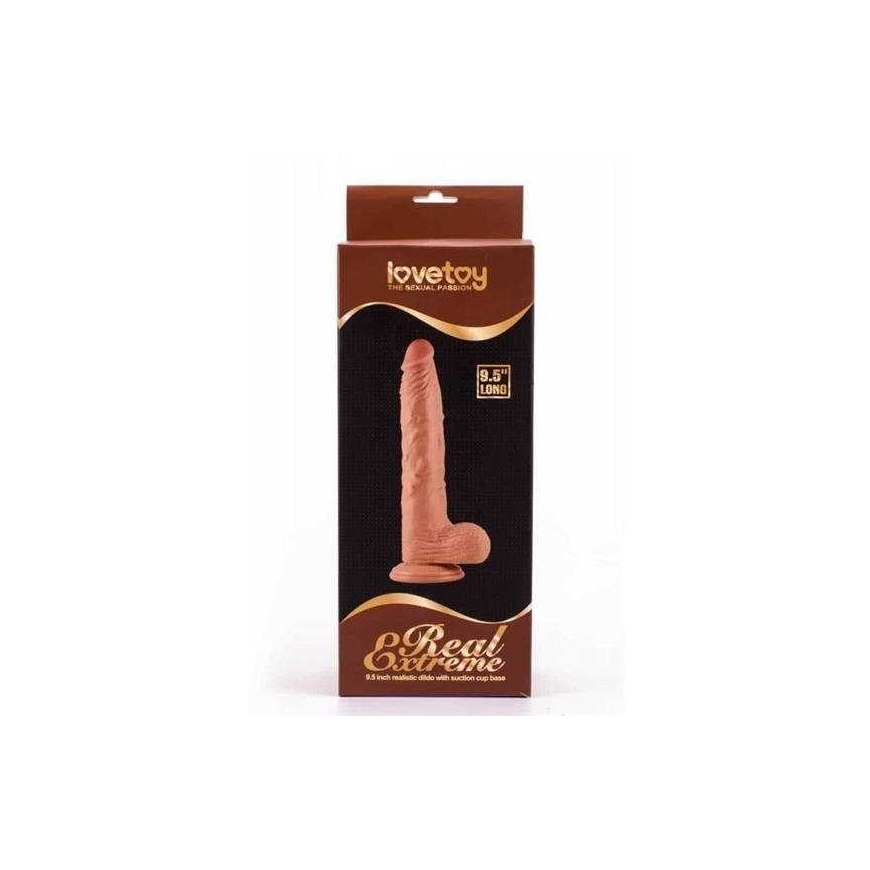 LOVETOY 9,5 tolline realistlik äärmuslik dildo pehme nahaga