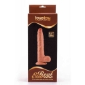 LOVETOY 9,5 tolline realistlik äärmuslik dildo pehme nahaga LOVETOY 9,5 tolline realistlik äärmuslik dildo pehme nahaga