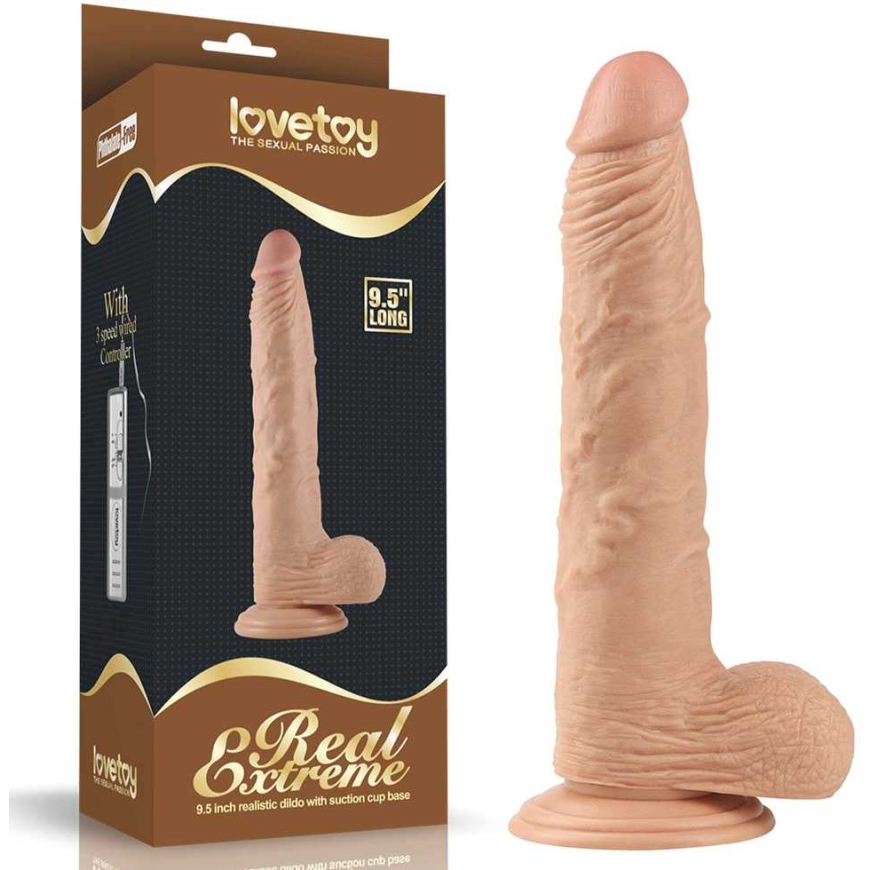 LOVETOY 9.5 inch Realistic Extreme Dildo with Soft Skin – 3
