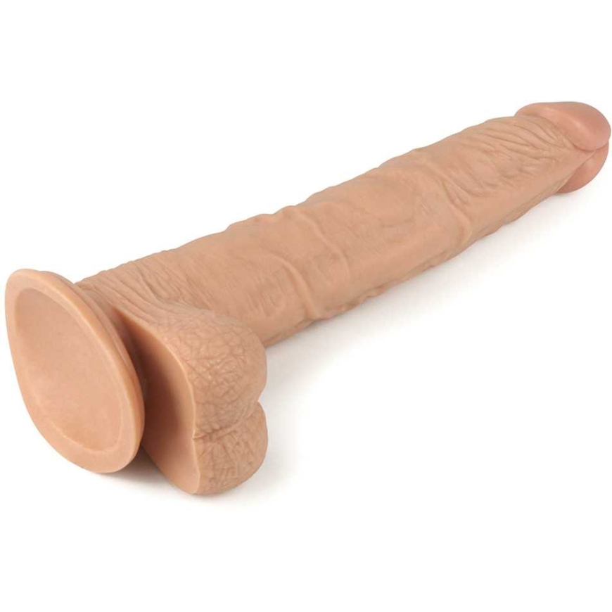 LOVETOY 9,5 collu reālistisks ekstrēms dildo ar mīkstu ādu – 5