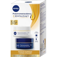 Nivea _6710960 Nivea Pretgrumbu + modelējošs nakts krēms 55+ 50ml +