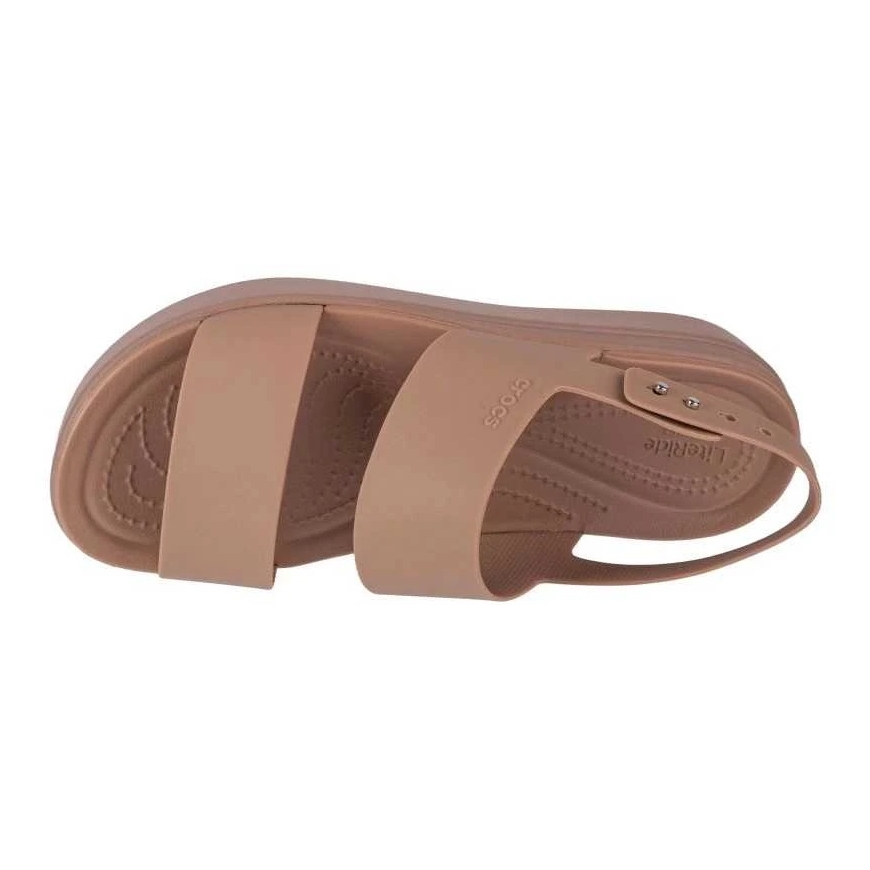 Sandalai moterims Crocs Brooklyn Low Wedge smėlio sp. 206453 2EL (39-40) – 3