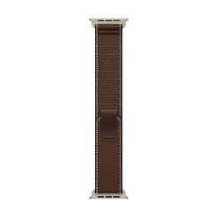 Apple 49 mm Tamsiai ruda Trail Loop, natūralus titano paviršius S/M