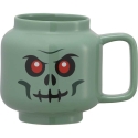 Room Copenhagen LEGO керамическая кружка зелёный скелет большой серый Room Copenhagen LEGO керамическая кружка зелёный скелет большой серый