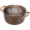 Zwilling ZWILLING Milano Stock Pot with Glass Lid 24 cm, Brown Zwilling ZWILLING Milano Stock Pot with Glass Lid 24 cm, Brown