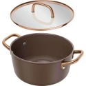 Zwilling ZWILLING Milano Panna ar stikla vāku 24 cm, brūna Zwilling ZWILLING Milano Panna ar stikla vāku 24 cm, brūna