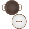 Zwilling ZWILLING Milano Stock Puodas with Glass Lid 24 cm, Brown Zwilling ZWILLING Milano Stock Puodas with Glass Lid 24 cm, Brown