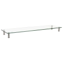 LogiLink BP0060 monitor mount / stand Desk Stainless steel, Transparent