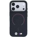 BMW M Kevlar Red Print Ring Metal Logo MagSafe Case for iPhone 18 Pro / 17 Pro - Black BMW M Kevlar Red Print Ring Metal Logo MagSafe Case for iPhone 18 Pro / 17 Pro - Black