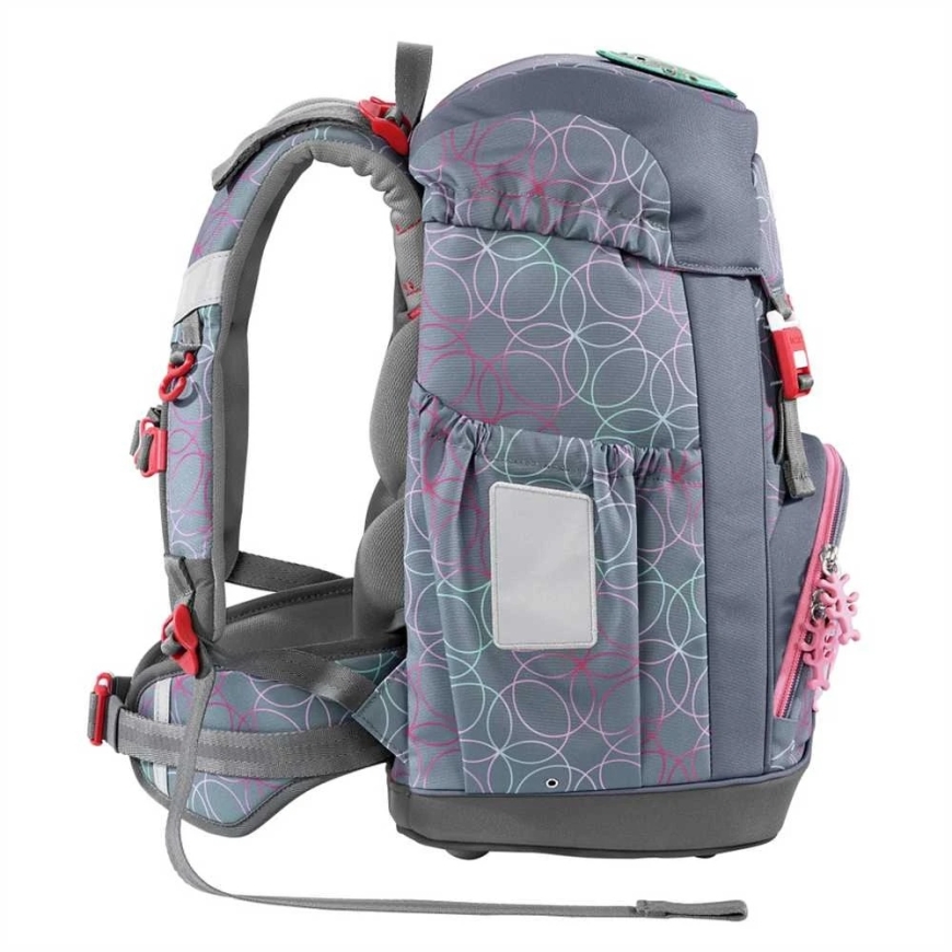Hama School Backpack "Step by Step GRADE" glitter heart-shaped hazelnut color, AGR certification – 4