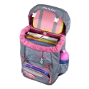Hama School Backpack "Step by Step GRADE" glitter heart-shaped hazelnut color, AGR certification Hama School Backpack "Step by Step GRADE" glitter heart-shaped hazelnut color, AGR certification