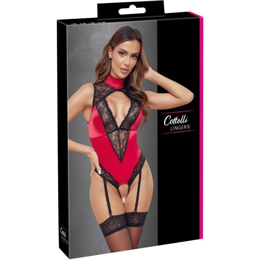 Cottelli Body punainen/musta L