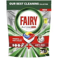 Fairy Platinum Plus All In One Lemon Dishwasher Tablets, 40 pcs.