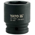 Toya Sa Poland Smūginė pea 3/4" lühike | 34 mm | kuusnurkne CrMo | Yato (YT-1084) Toya Sa Poland Smūginė pea 3/4" lühike | 34 mm | kuusnurkne CrMo | Yato (YT-1084)