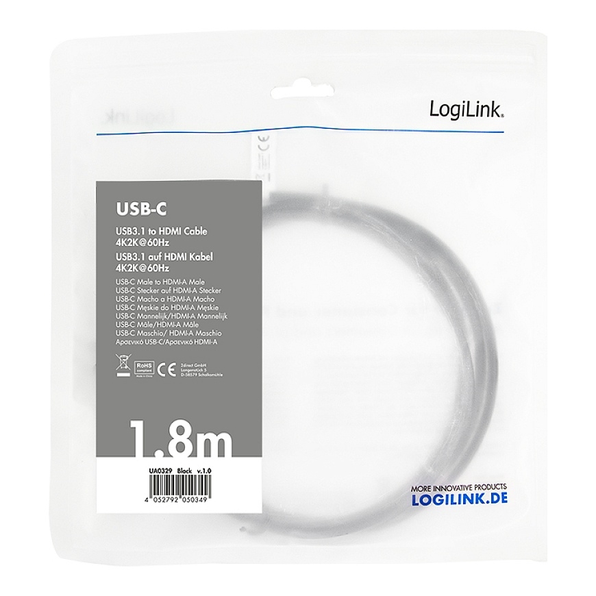 LogiLink UA0329 USB graphics adapter Black – 4